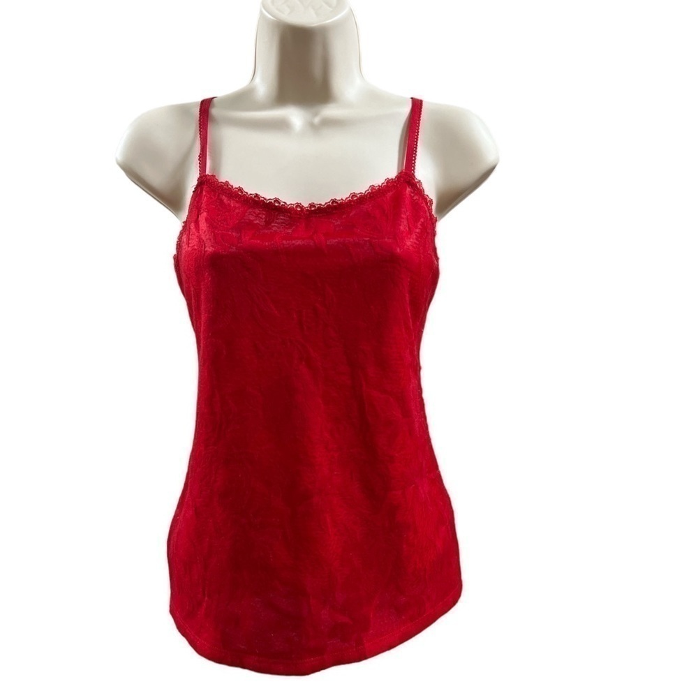 ELLE Women's Red Tank Top Size S